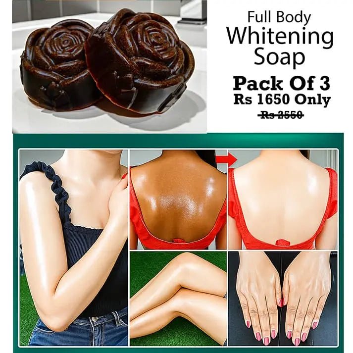 Face & Full Body Whitening Herbal Soap - Guaranteed Results - Mega Mart Official