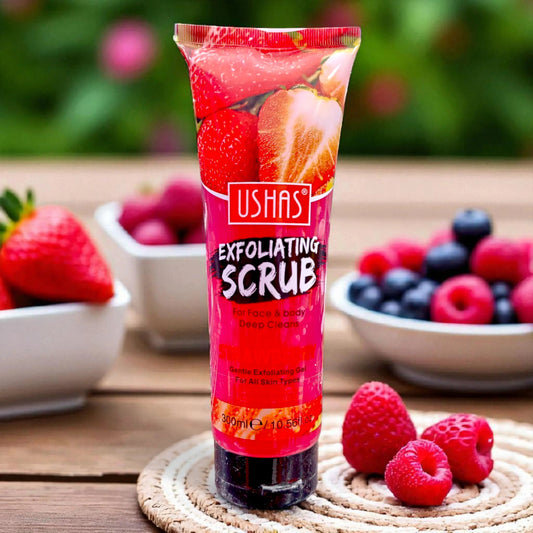 Ushas Face & Body Exfoliating Gel - 300ml - Mega Mart Official